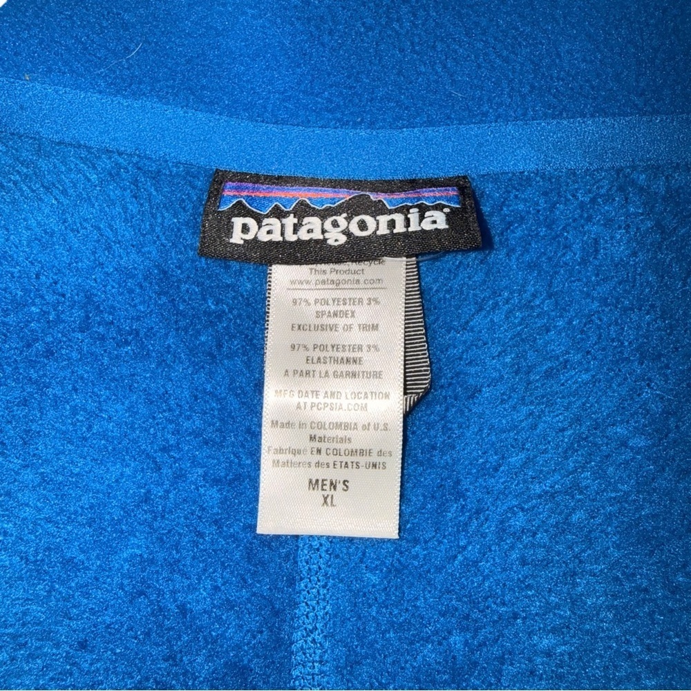 Patagonia Regulator R2 Jacket XL Bright Royal Blue Fleece Warm Performance EUC - Picture 7 of 7